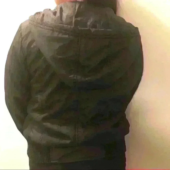 🔥BLACK MID LENGTH HOODIE JACKET - Picture 3 of 6